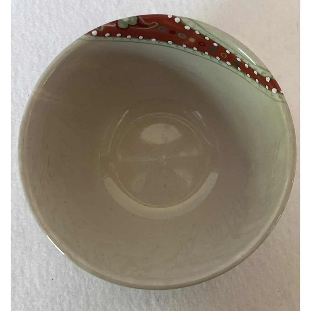 Table Tops Gallery Multi-Paisley 10-Inch & 6-inch‎ Serving Bowls Dishwasher Safe